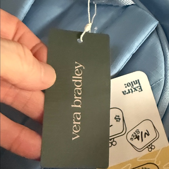 Vera Bradley Light Blue Backpack - Picture 6 of 6